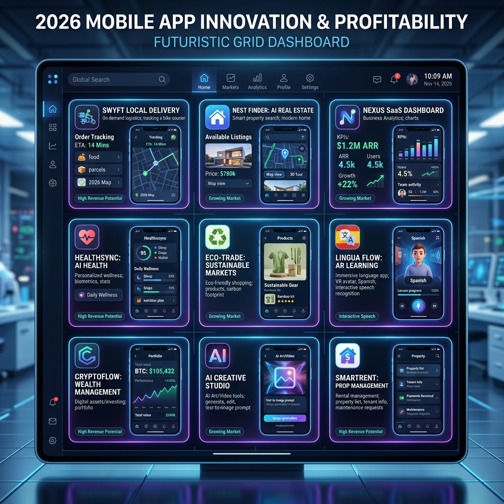 Top Mobile App Ideas to Launch and Monetize in 2026
