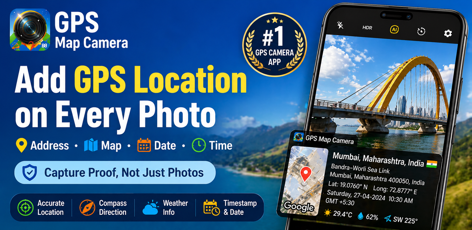 GPS MAP CAMERA ANDROID APP